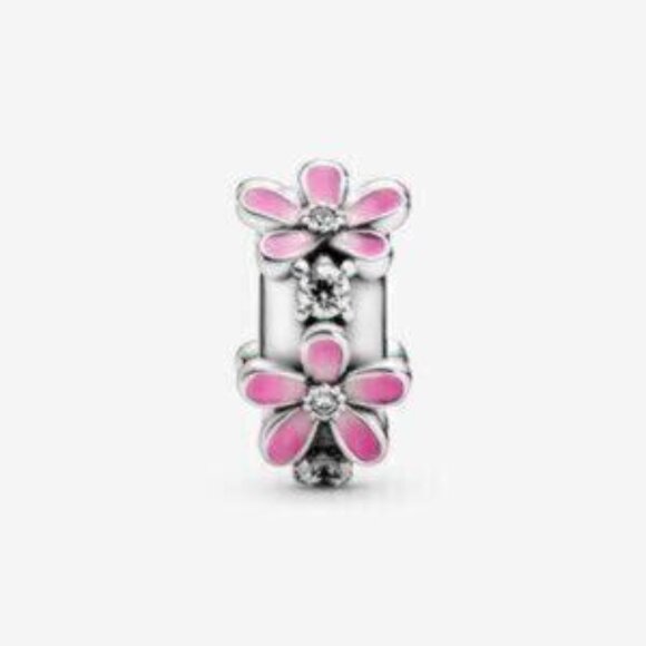Pandora silver daisy clip-on charm - Picture 4 of 4